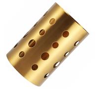 BUGUUYO Large Stainless Steel Chopstick Holder Utensil Canister Kitchen Cutlery Organizer Drain Basket for Restaurant and Home Use, Gold Finish Storage Crock Suitable for Cooking Utensils