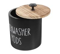 BUGUUYO Laundry Bin with Lids Wooden Dishwasher Holder Storage Container for Kitchen Random Style