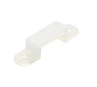 BUGUUYO LED Strip Fixing Clips, 50 Pcs Silicone for Waterproof Strip Light Within 10mm Easy to Install and Repair Safe Bar Light Mounting Brackets for Under-Cabinet Lighting Accessories