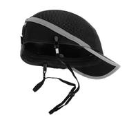 BUGUUYO Lightweight Baseball Cap Safety Hat for Boys and Breathable Construction Helmet for Protection Impact-resistant Worker Hard Hat in Black for Factory and Workshop Use