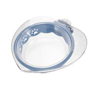 BUGUUYO Love Hanging Pet Bowl for Dog Crate Plastic Feeder Dog Bowl for Crate for Puppies Cat Feeder