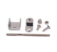 BUGUUYO Mandolin Scratch Plate Bracket Screw Mount Holder Silver for Qf01 Mandolin Repair Replacement