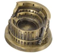 BUGUUYO Metal Colosseum Model Figurine Decor Ancient Rome Architecture