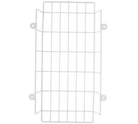 BUGUUYO Metal Exit Sign Protective Guard with Wire Emergency Light Cover, Wall Mount Iron Cage for Public Places and Cinema, Sturdy White Outdoor Light Protective Cage