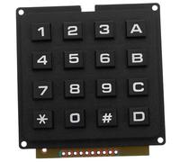 BUGUUYO Microcontroller Keyboard Keypad Module Keyboard Matrices for Industry Keypad Switch for Diy Projects and Electronic Devices