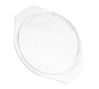 BUGUUYO Microwave Glass Cover 20.2cm Heat-Resistant Anti Splash Lid for 8-Inch Ceramic Bowl, Oven and Steaming Food Splatter Guard, Dishwasher Safe