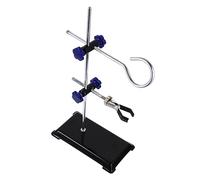 BUGUUYO Miniature Iron Frame Support Stand Portable Rust Laboratory Platform for Basic Chemistry and Physics Experiments
