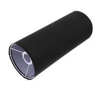 BUGUUYO Modern Minimalist Black Fabric Cylinder Lamp Shade for Floor Lamps Large Removable Design with Easy Setup Sleek Long Cylindrical Shape Compatible with Fixtures Space Saving