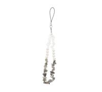 BUGUUYO Multi-function Beaded Phone Lanyard with Pearl and Crystal Charm Mobile Chain for Wrist Bag Decorative Anti-lost Phone Strap gift for for for for for for for Women