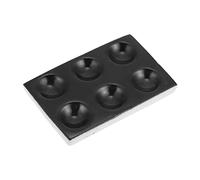 BUGUUYO Multifunctional Porcelain Reaction Plate Black Ceramic Experiment Board Chemical Instrument Holder for Qualitative Analysis and Teaching Laboratory Use