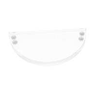 BUGUUYO Multifunctional Semicircular Rectangle Acrylic Optical Lens for Physics Teaching and Science Experiments Portable Refraction and Reflection Tool for Classroom Laboratory and
