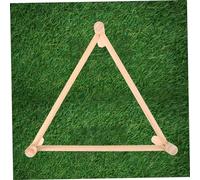 BUGUUYO Natural Wood Chicken Perch Stand Smooth Polished Surface Safe Bird Roost for All Breeds Multi Functional Coop for Hens and Parrots Design