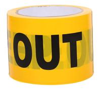 BUGUUYO Non-adhesive Warning Tape Crime Scene Keep Out Caution Tape for Safety Alert Outdoor Use