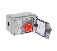 BUGUUYO Outdoor Electrical Breaker Box with Plastic Switch Box and Control Panel User-friendly Rotary Knob for Easy Operation Sturdy Industrial Push Button Switch Station Simple