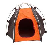 BUGUUYO Outdoor Pet Nest Foldable Dog House Outdoor Animal Para Dog Blanket Beige Enclosure Ultralight Feral Insulated Protection Cat Tent Play Ultralight Tent Animals Camping Sunblock Pet