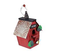 BUGUUYO Pastoral Style Birdhouse Wooden Birds House for Outdoor Garden Decorations Creative Bird Nest Hanging Decor Ornament for Fathers Day Garden