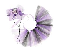 BUGUUYO Pet Tutu Skirt Hat Set Dog Cat Costumes Festive Halloween Party Outfit