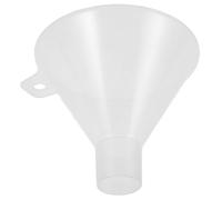 BUGUUYO Plastic PP Laboratory Funnel Flat-bottomed Powder Filling Tool for Reagent Addition Easy to Clean Lab Funnel for Precise Science Experiments