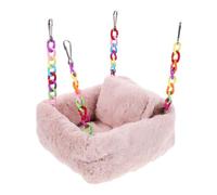 BUGUUYO Plush Hanging Hamster Tent Bed Cozy Hammock for Small Pets Interactive Hideout for Guinea Pigs Ferrets Squirrels and Chinchillas Enhances Habitat Encourages Play and Relaxation