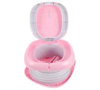 BUGUUYO Portable and Foldable Travel Potty Seat Training Toilet with Leakproof Design, Lightweight Plastic Potty for Outdoor Bathroom and Camping Suitable for Boys