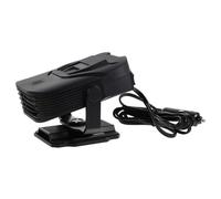 BUGUUYO Portable Automotive Heater Fan Black Silver Fast Heating and Cooling Car Defroster for Windshield Compact Vehicle Heater for Winter Frost Removal for Auto Rv Truck Suv Interior