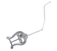 BUGUUYO Portable Baritone Horn Music Score Rack Lightweight Metal Plating Clamp-on Clip Holder for Marching Band Use with Easy to Carry Stylish Silver Design