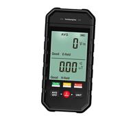 BUGUUYO Portable Emf Radiation Detector with LCD Display Electric and Magnetic Field Tester for Indoor Outdoor Use Radiation Level Assessment and Sound Light Alarm Compact Handheld for