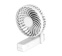 BUGUUYO Portable Folding Neck Hanging Fan USB Rechargeable Mini Cooling Fan with Brushless Motor Strong Wind Speeds Battery for Office Travel Outdoor Use