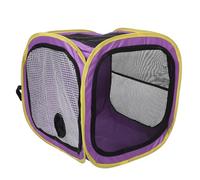BUGUUYO Portable Pet Drying Box Foldable Hair Flying Cage for Dogs Cats Up to Secure Gentle Grooming for Home Travel