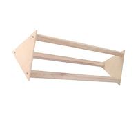 BUGUUYO Poultry Stand for Chicken and Parrots Wood Perching Stand for Birds to Rest and Play at Home