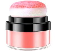 BUGUUYO Powder Blusher for Cheeks Cushion Compact Makeup with Smooth Mushroom Head Shape, Easy to Use, Plastic Material with Puff Accessory, for Women on Mother’s Day Or Valentine’s Day