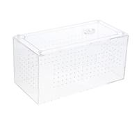 BUGUUYO Professional Snake Cage Ventilative Keeper Reptile Feeding Tub Acrylic Reptile Cage Household Snake
