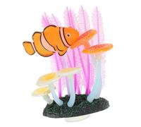 BUGUUYO Realistic Simulation Fish Tank Decor Artificial Coral Tree for Fresh Salt Water Aquarium