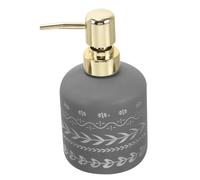 BUGUUYO Refillable Shampoo Dispenser Bottle with Press Pump Leak Glass and Plastic Soap Lotion Container for Travel Home Hotel Suitable for Liquid Soap Body Wash Aromatherapy Oils