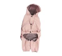 BUGUUYO Reflective Dog Raincoat Waterproof and Breathable Dachshund Hoodie for Pet Adjustable Size Pet Coat Legs