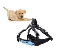 BUGUUYO Reflective PET Safety Harness Vest for Medium to Large Dogs Breathable Mesh Dog Harness Chest Straps Adjustable Oxford Cloth Suitable for Outdoor Activities