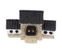 BUGUUYO Resin House Traditional Chinese Archway for Aquarium and Landscape Decor and Easy to Ornament for Fish Tank Accessories and Craft Projects