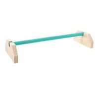 BUGUUYO Rooster and Hen Standing Frame Wooden Balance Perch for Parrots and Chickens, Medium-large Size Pet Bird Plaything for Indoor Use, Natural Texture with Non-slip Surface Random