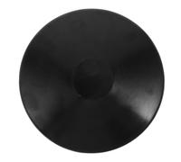 BUGUUYO Rubber Throwing Discus 1kg 2.2lb for Youth Training Practice | Non Slip Grip Texture, Floor Friendly Silent Impact, Gym and Physical Education Use, Black Finish