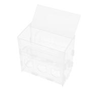 BUGUUYO Rutin Chicken Food Holder Automatic Bird Feeder Acrylic Feeding Trough Pet Breeding Box Easy to Install