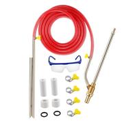 BUGUUYO Sandblaster Head Accessory Kit with 1/4 Quick Release Adapter, High Pressure Sandblasting Equipment for Rust Removal and Paint Stripping, Sturdy PVC and Stainless Steel Material,