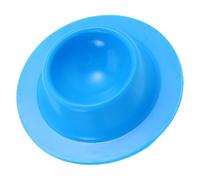 BUGUUYO Silicone Egg Holder Tray for Refrigerator 12-count Blue Non-slip Egg Organizer Soft Boiled and Hard Boiled Storage Kitchen Accessory