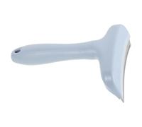 BUGUUYO Sky-blue Pet Dematting Comb for Dogs and Cats Ergonomic Undercoat Rake with Thinning Function Gentle Shedding and Tangle Removal Tool for Long Fur Grooming and Seasonal Comfort