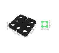 BUGUUYO Slot Microphone Display Rack with Heavy-duty Mic Stand Clamp Multi-mic Organizer Tray for Studio and Stage Stable Tabletop Holder for Professional Mic Setup