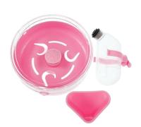 BUGUUYO Small Pet Running Wheel Accessory Kit Food Container Water Bottle Animal Water Dispenser Pet Care Essentials