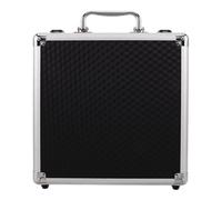 BUGUUYO Snooker Billiard Balls Storage Box, Black Aluminum Carrying Case with Foam Insert, Holds 16 Balls, for Tournaments and Storage, for Serious Players