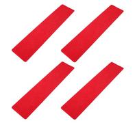 BUGUUYO Sports Court Line Markers Rectangular 4pcs PVC High Visibility Non-Slip for Soccer Tennis Court Athletes Training Supplies