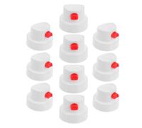 BUGUUYO Spray Paint Nozzles 10pcs Hand-Cranked Waterproof Touch-Up Button for Graffiti Art and Spray Paint Devices