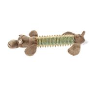 BUGUUYO Squeaky Dog Chew Toy for Interactive Play Stuffed Animal Shape Helps Clean Teeth for Teething Relief and Positive Behavior Reinforcement
