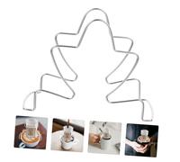 BUGUUYO Stainless Steel Coffee Filter Holder Rack Freestanding Reusable Coffee Dripper Storage Stand for Paper Filters Heat Resistant Design for Neat and Easy Access